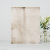 Noten Grunge Letterhead (Stehend Vorderseite)