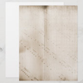 Noten Grunge Letterhead (Vorne/Hinten)