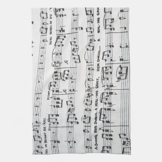 Noten Handtuch (Vertikal)