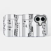 Noten iPhone 16 Hülle (Rückseite (Horizontal))