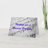 Noten Karte (Vorderseite)