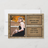 Noten mit Foto - 3x5 Grad Bekanntgabe Einladung (Vorderseite)