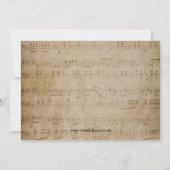 Noten mit Foto - Grad Bekanntgabe Einladung (Rückseite)