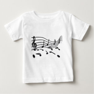 Noten, Musik Baby T-shirt