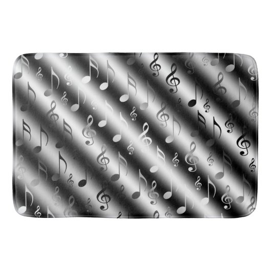 Noten, Musik, Metall, Noten, Band, Clemente, Badematte (Vorderseite)