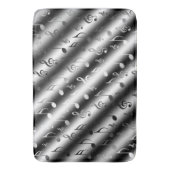 Noten, Musik, Metall, Noten, Band, Clemente, Badematte (Vorderseite Vertikal)