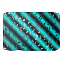 Noten, Musik, Metall, Noten, Band, Clemente, Minze Badematte