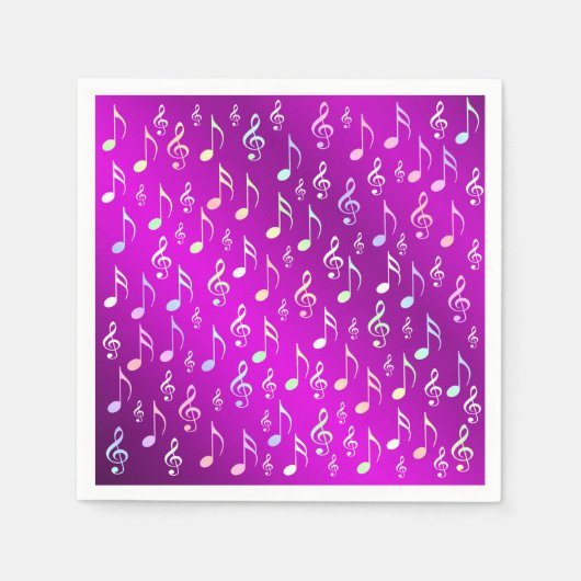 Noten, Musik, Metall, Noten, Band, Clemente, Serviette (Vorderseite)