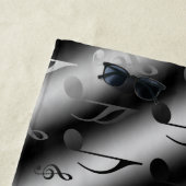 Noten, Musik, Metall, Noten, Band, Clemente, Strandtuch (Beispiel)