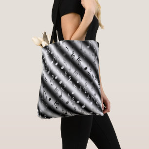 Noten, Musik, Metall, Noten, Band, Clemente, Tasche
