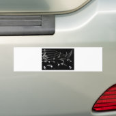 Noten, Musik, schwarz Autoaufkleber (Auf Auto)