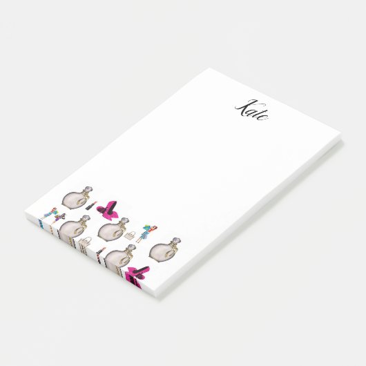 Noten-Parfüm Post-it Klebezettel (angewinkelt)