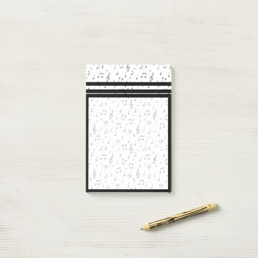 Noten Post It Notes Post-it Klebezettel (Auf Schreibtisch)