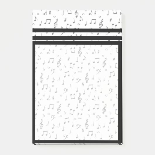 Noten Post It Notes Post-it Klebezettel (Vorderseite)