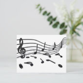 Noten Postkarte (Stehend Vorderseite)