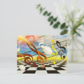 Noten Postkarte (Stehend Vorderseite)