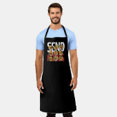 Noten senden schürze (Getragen)