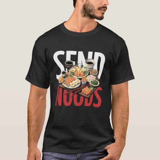Noten senden T-Shirt (Vorderseite)