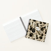 Noten und Instrumente Black/Gold ID481 Notizbuch (Innenseite)