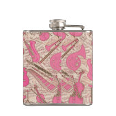 Noten und Instrumente Rosa/Elfenbeinküste ID481 Flachmann (Rückseite)