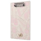 Noten und Instrumente Rosa/Elfenbeinküste ID481 Klemmbrett (Links)