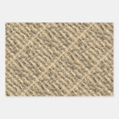 Noten von JS Bach Geschenkpapier Set (Vorderseite 3)