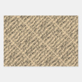 Noten von JS Bach Geschenkpapier Set (Vorderseite)