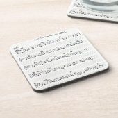 Notenblatt Behalt des Promise Set/6 Untersetzer (Linke Seite)