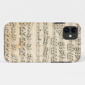 Notenblatt Case-Mate iPhone Hülle (Rückseite (Horizontal))