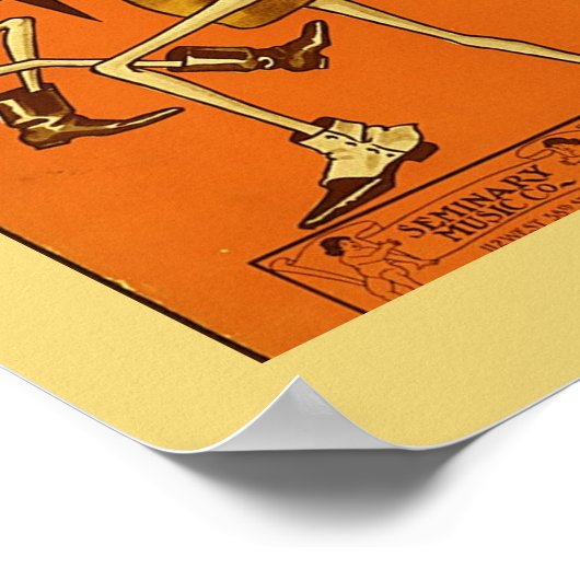 Notenblatt cvr Sweet Potato Ragtime März 1906 Poster (Ecke)