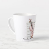 Notenblatt für rosa Geige Milchtasse (Linke Ecke)
