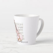 Notenblatt für rosa Geige Milchtasse (Rechte Ecke)