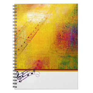 Notenblatt verwitterte Farbe Notizbuch Notizblock