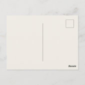 Notenblätter Schwarzes Buch Postkarte (Rückseite)