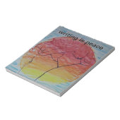 Notenbuch mit Stil. Notizblock (Rotiert)