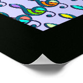 Notendekorationsdruck Poster (Ecke)