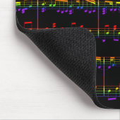 Notenen-Mausunterlage-Regenbogen Mousepad (Ecke)