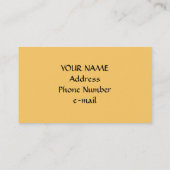 Notenen-Visitenkarten Visitenkarte (Rückseite)