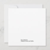 Notenkarte Gute Erinnerungen speichern Mitteilungskarte (Rückseite)