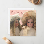 Notenkarten für antike Dollars Mitteilungskarte (Vorderseite/Rückseite Beispiel)