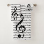 Notenmusik Badhandtuch Set (Insitu)