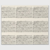 Notenmusik Geschenkpapier (Flach)