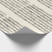 Notenmusik Geschenkpapier (Ecke)