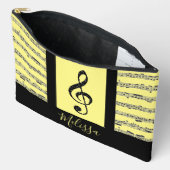 Notenmusik personalisiert zubehörtasche (Offen)