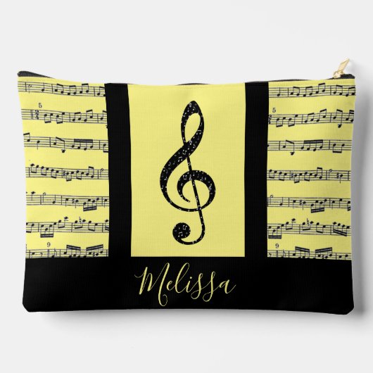 Notenmusik personalisiert zubehörtasche (Rückseite)