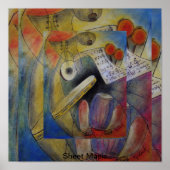 Notenmusik Poster (Vorne)