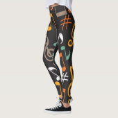 Notenmuster Leggings (Links)