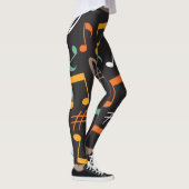 Notenmuster Leggings (Rechts)