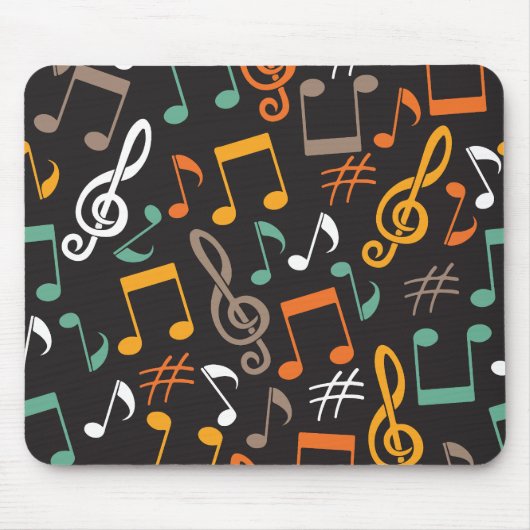 Notenmuster Mousepad (Vorne)