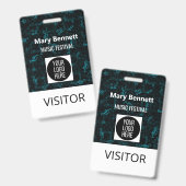 Notenmuster-Schlüsselband | Ausweisclip |  Ausweis (Vorder- & Rückseite)